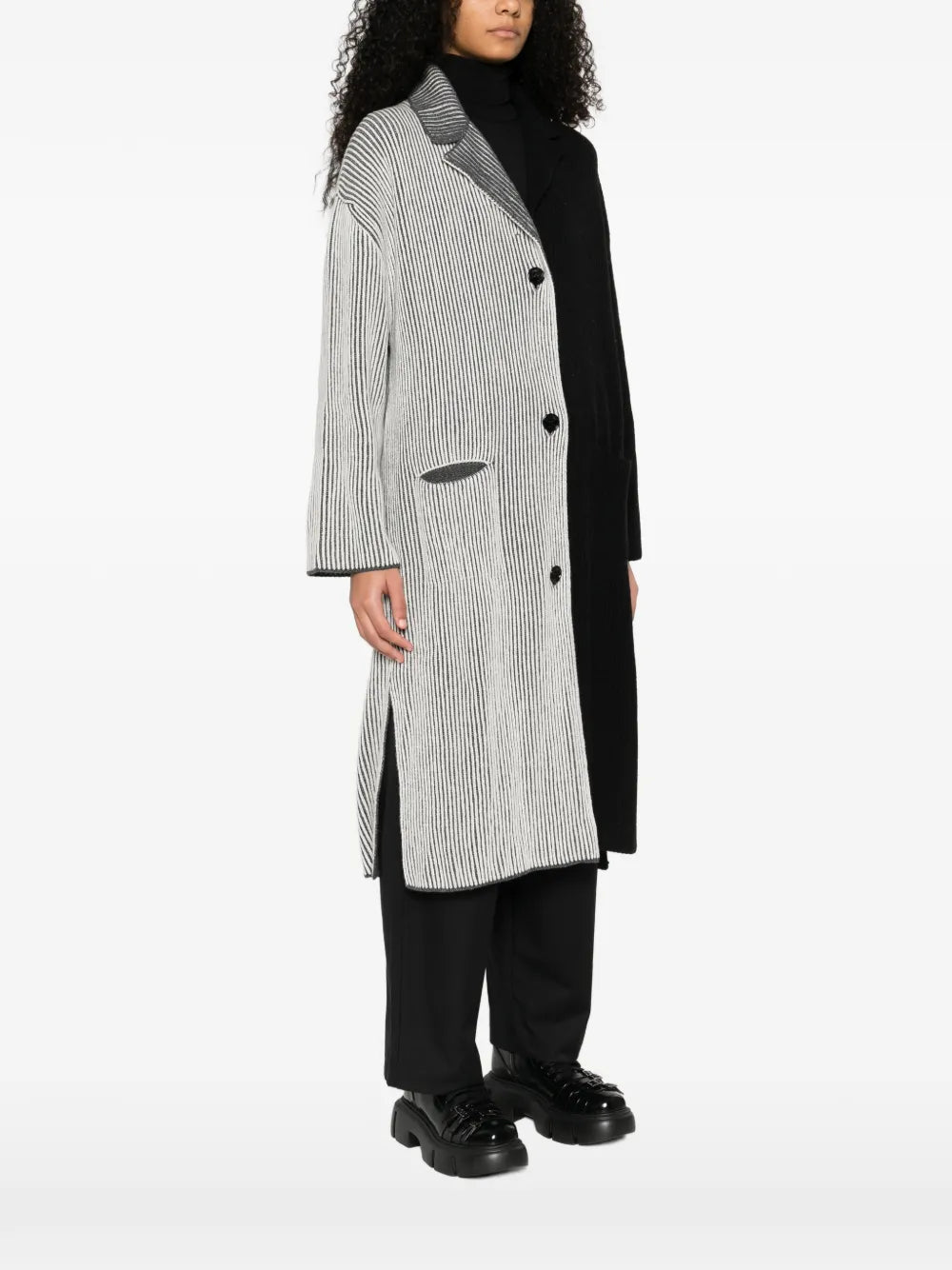 Structured Minimalist Outerwear Coat