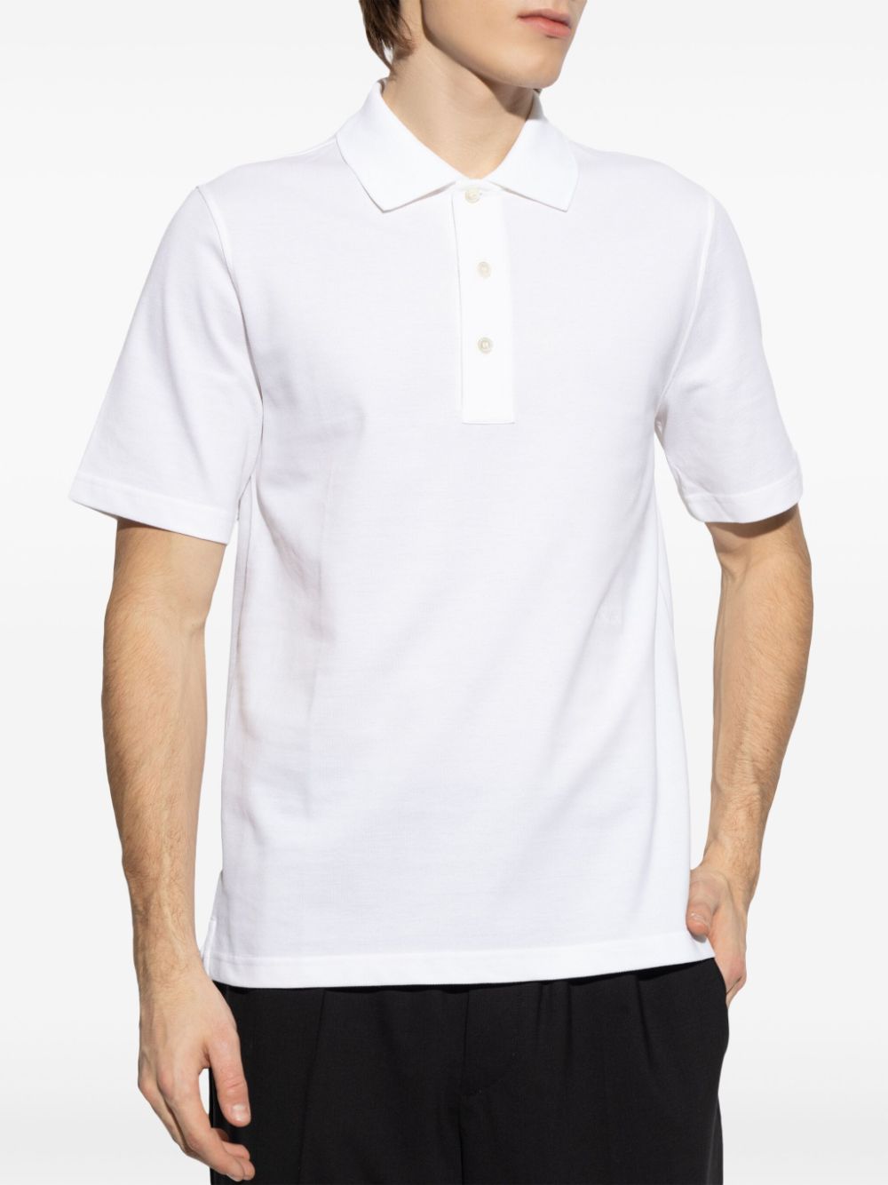 Polo Shirt with Button Placket