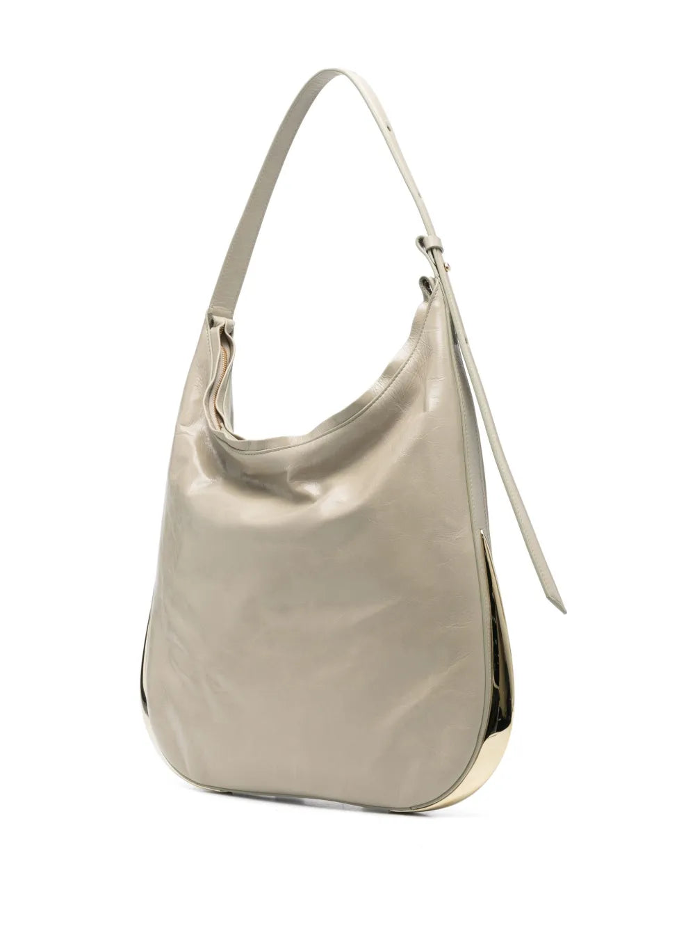 Structured Handbag With Top Handle And Detachable Strap