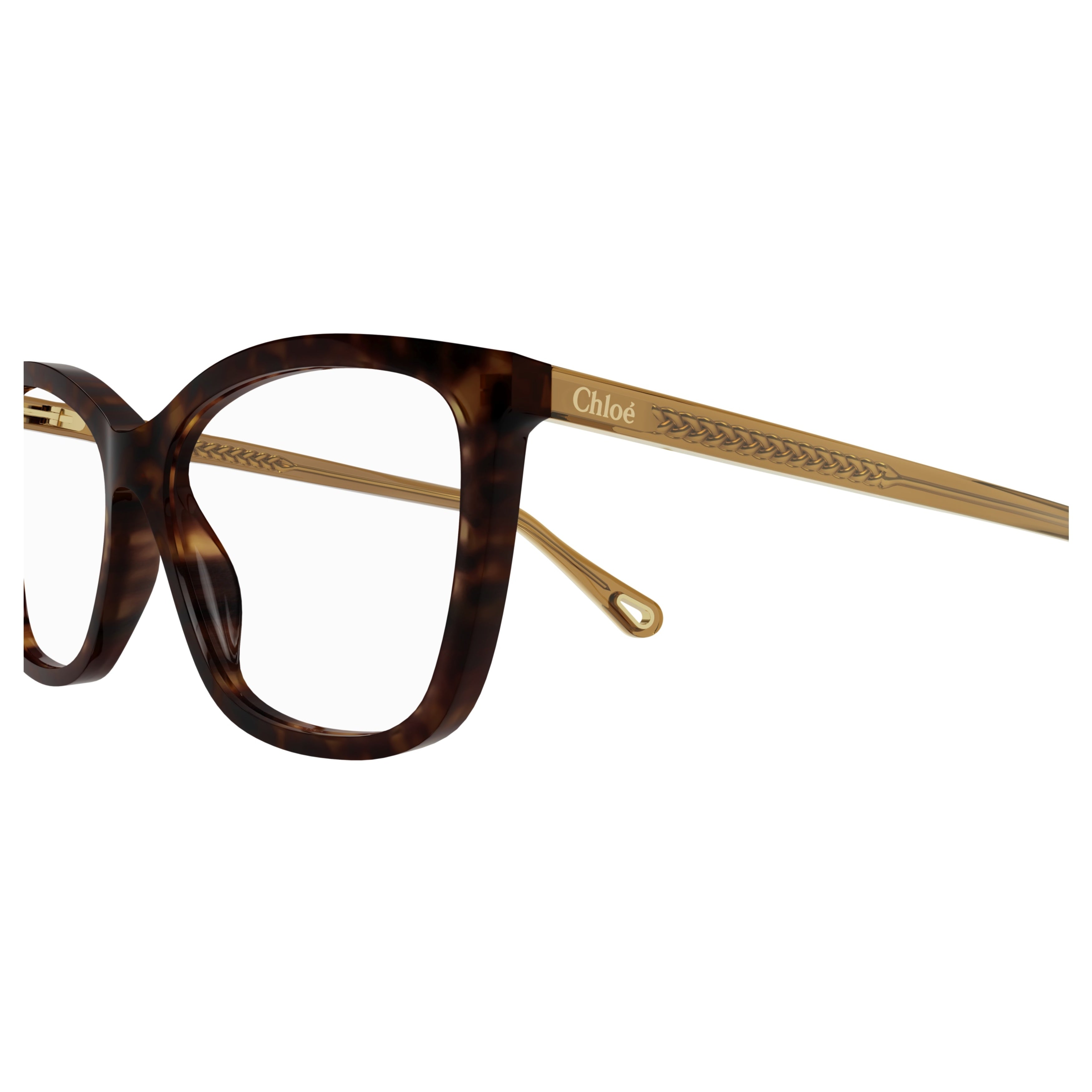 Ch0118o Square Frame Tortoiseshell Sunglasses