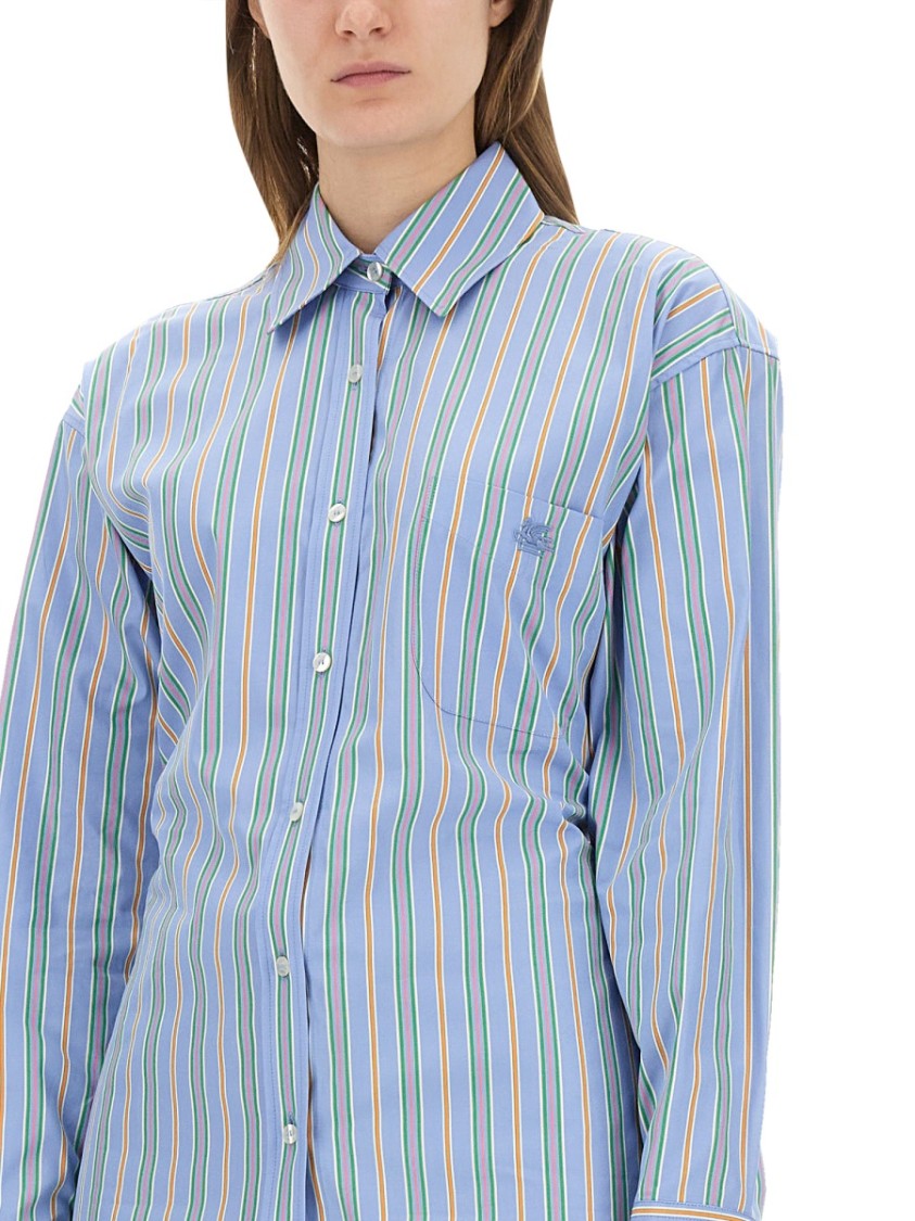 Jacquard Shirt And Knot In The Back