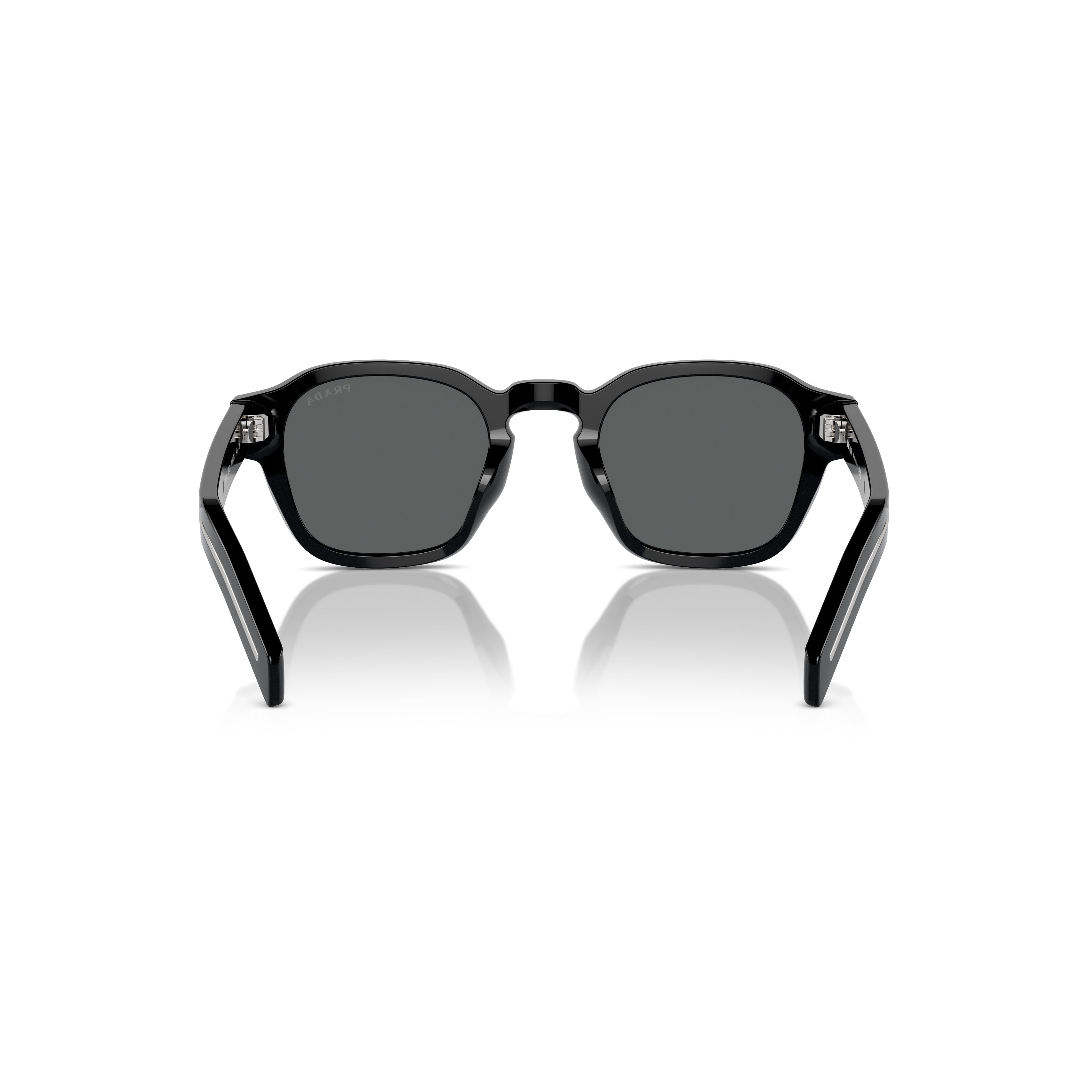 0pr A16s Square Black Acetate Sunglasses