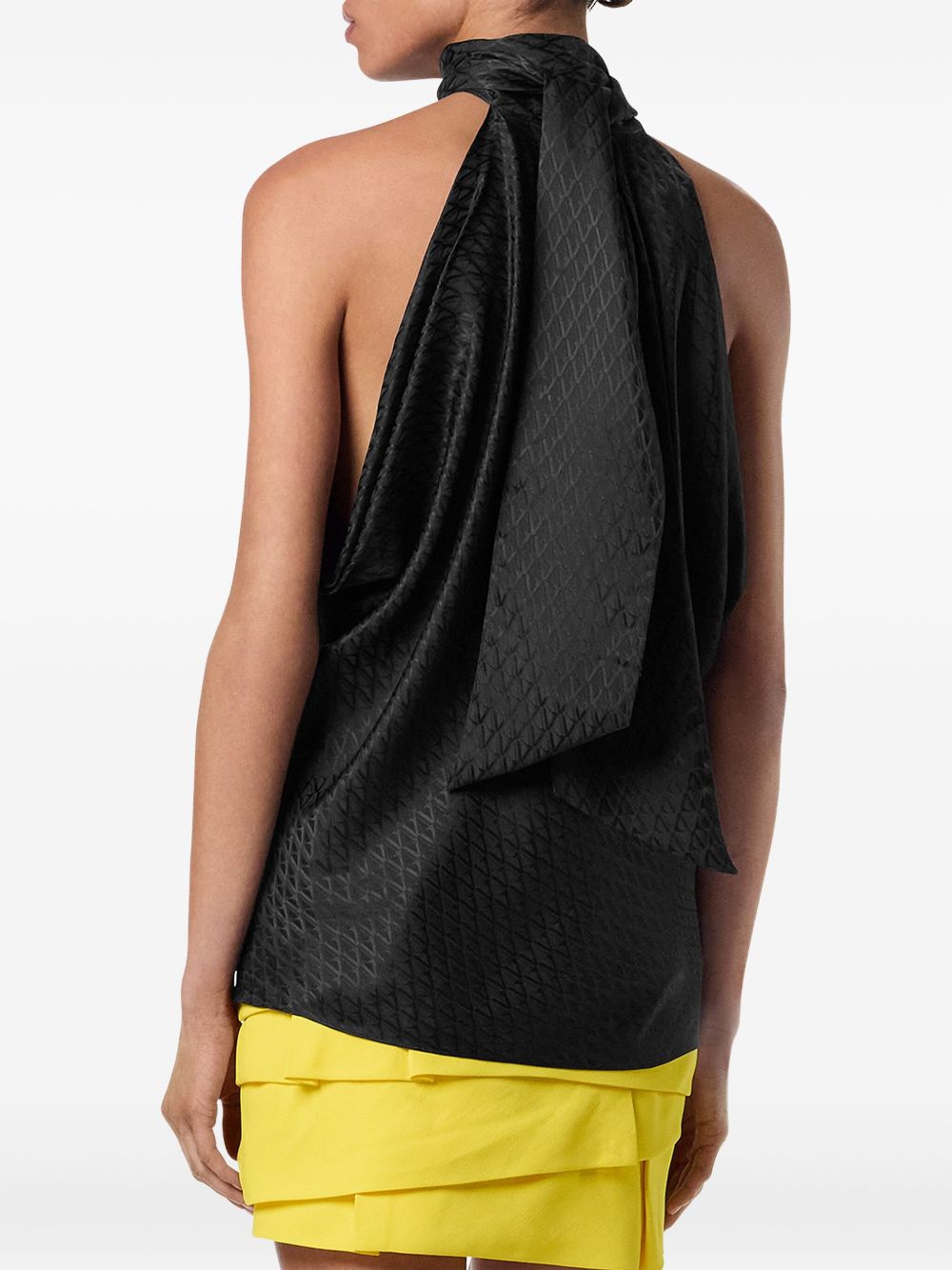 High Neck Sleeveless Top
