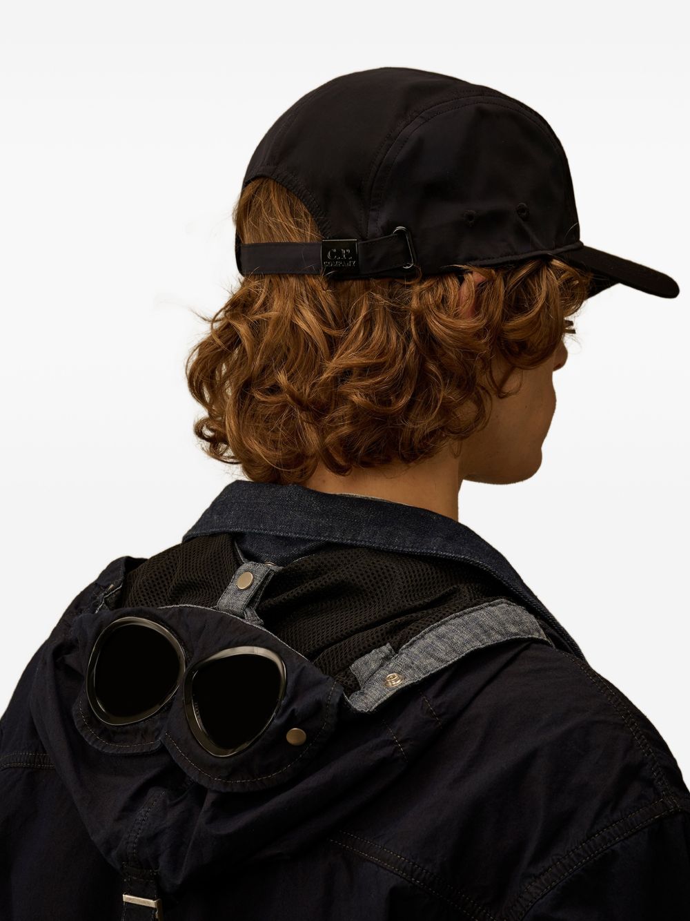 Curved Peak Black Cap