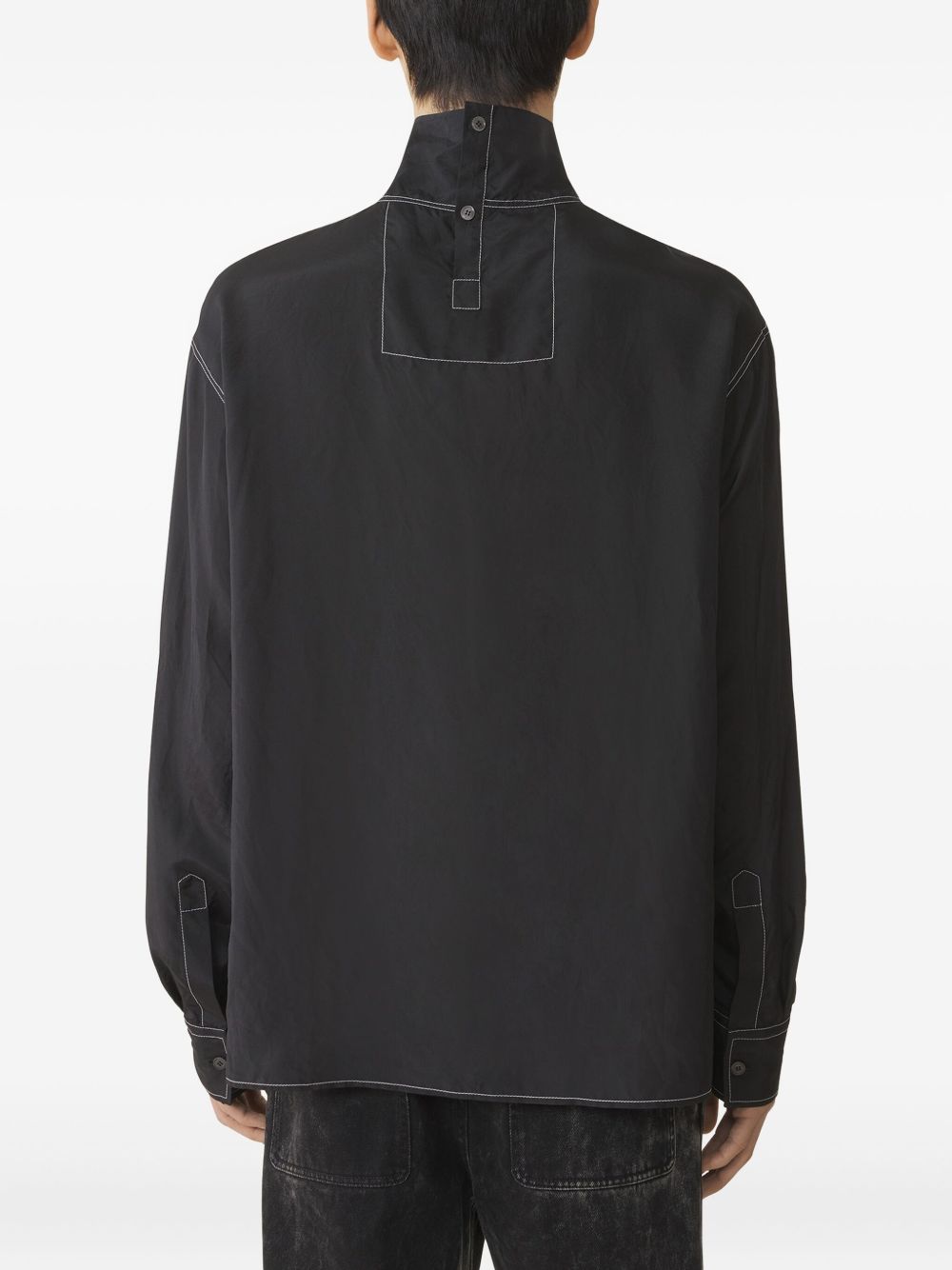 Loose Fit High Collar Sweater