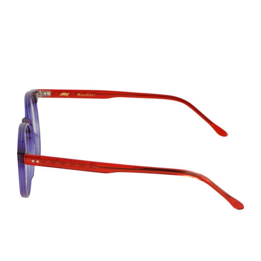 Jonas/N-52 Translucent Purple Round Lens Eyeglasses