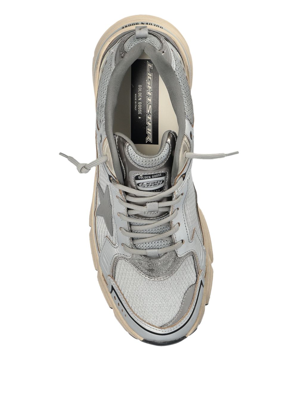 Sneakers with Silk and Nylon Composition