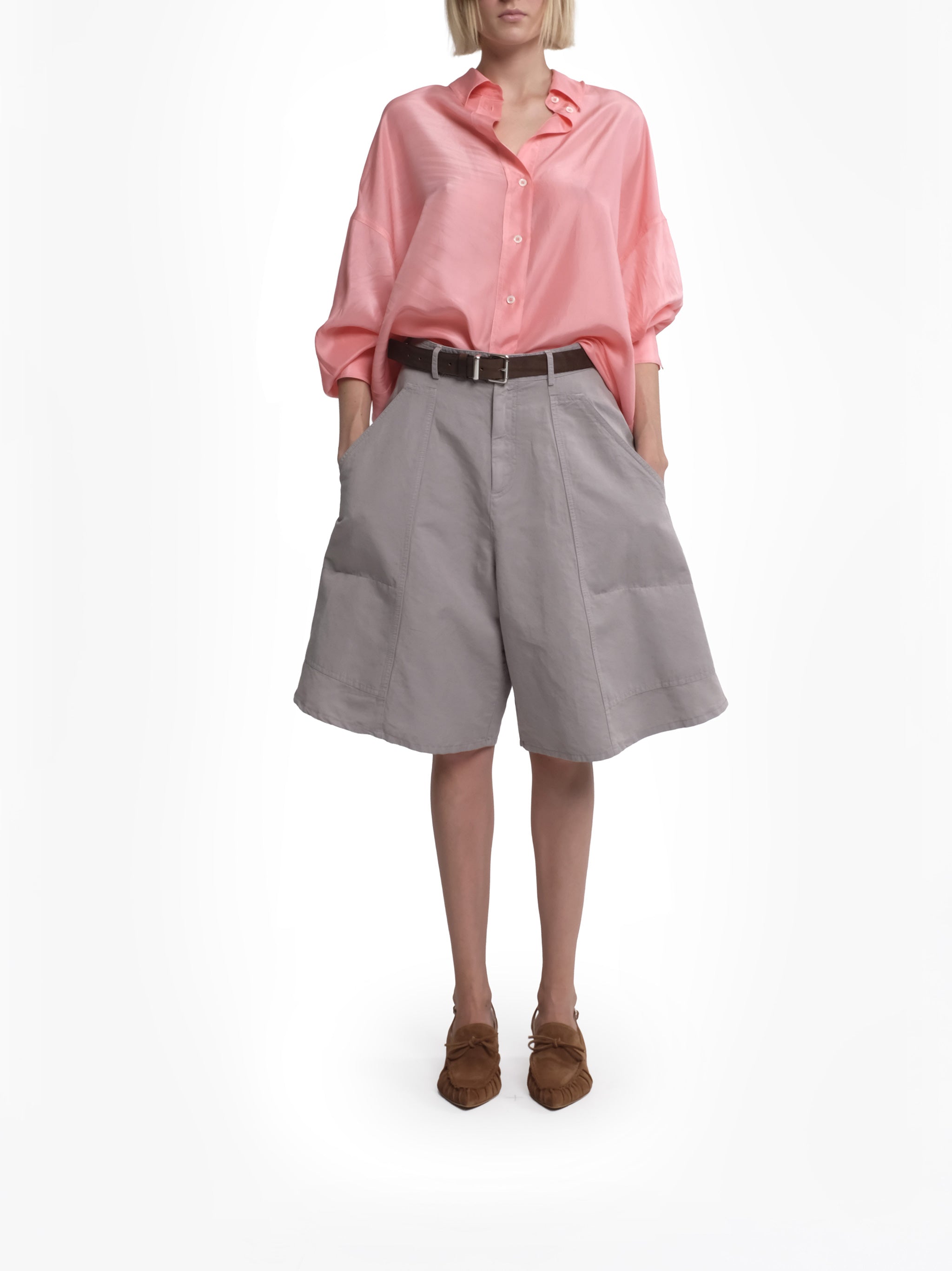 Uvetta Loose-Fitting Long-Sleeved Blouse
