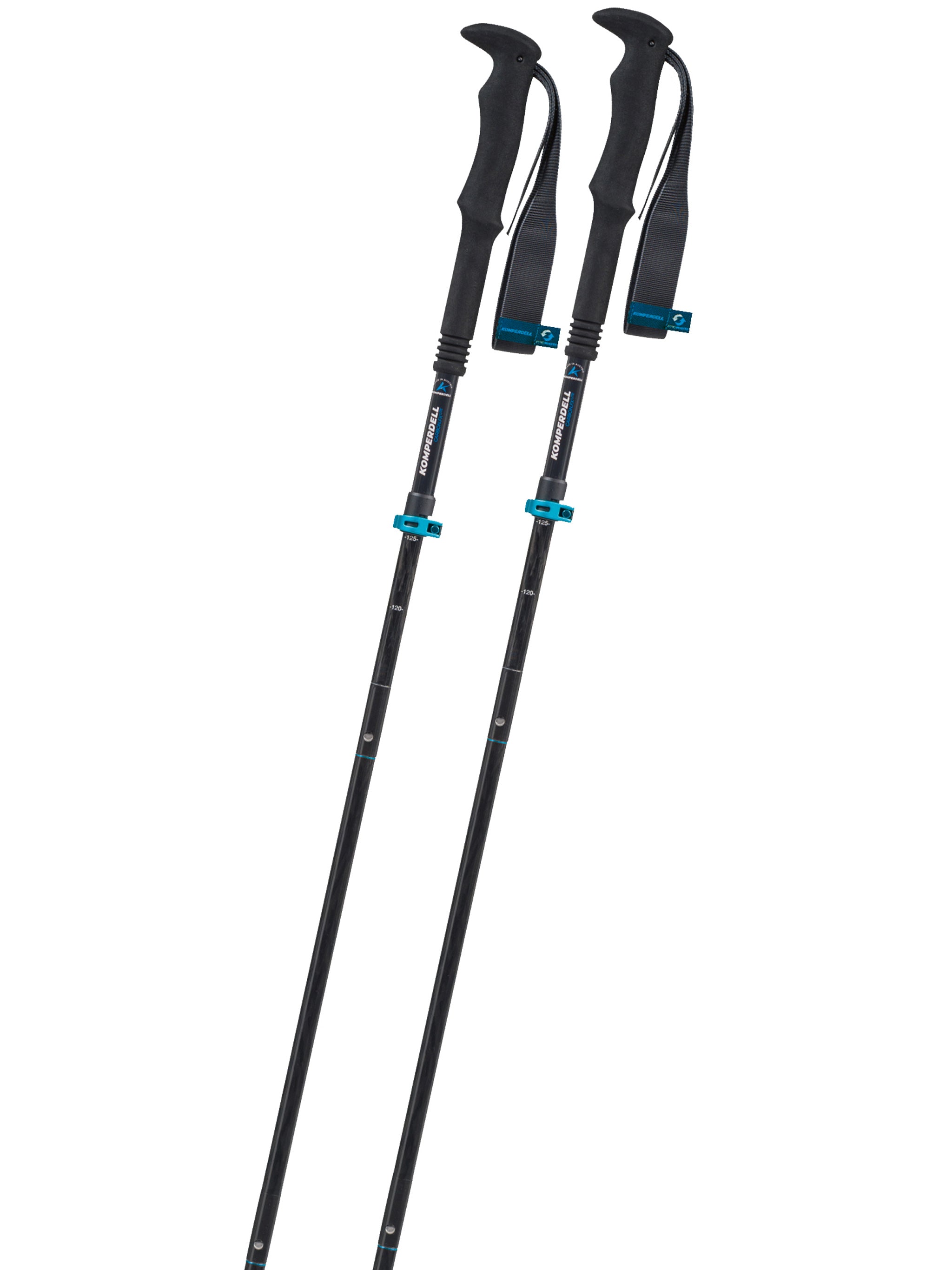 Black Fx L Carb Vario Poles