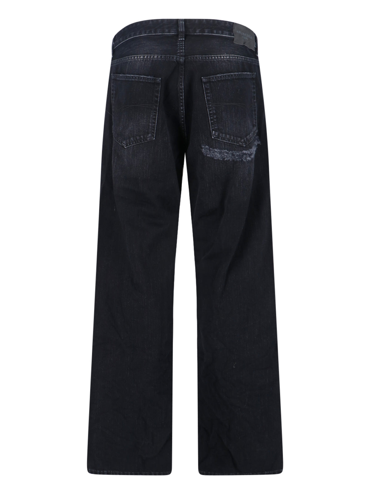 Straight Jeans, In Black Denim