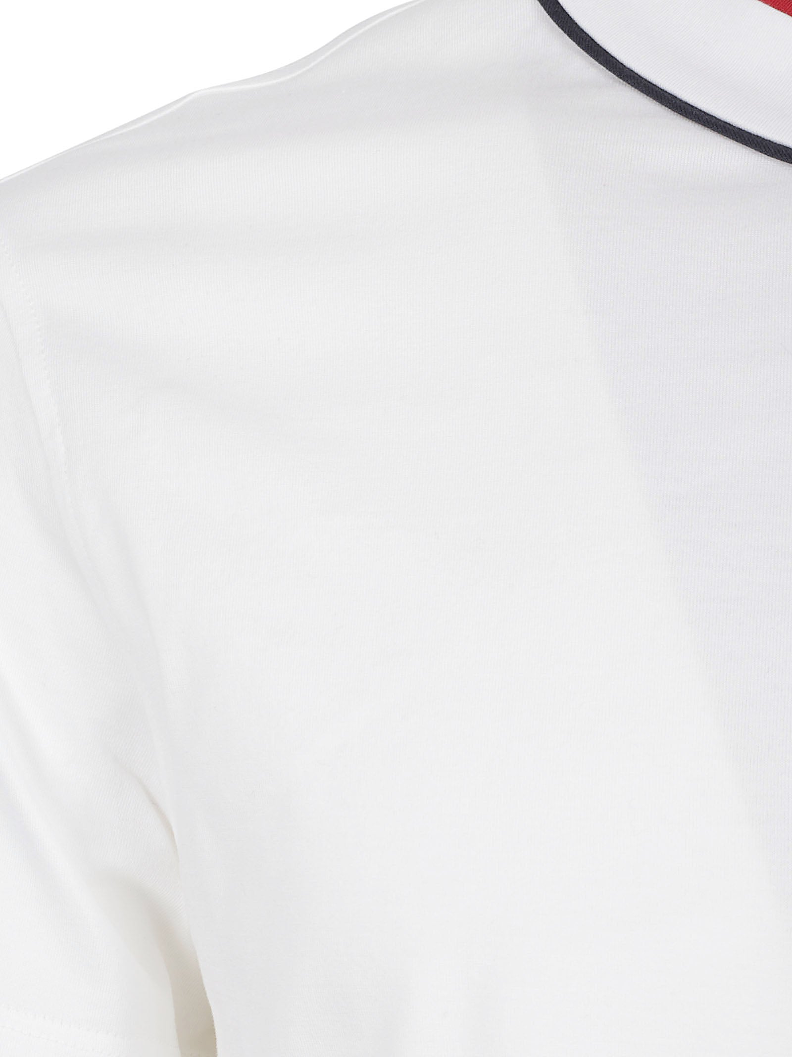 Cropped T-Shirt with Distinctive Round Neckline
