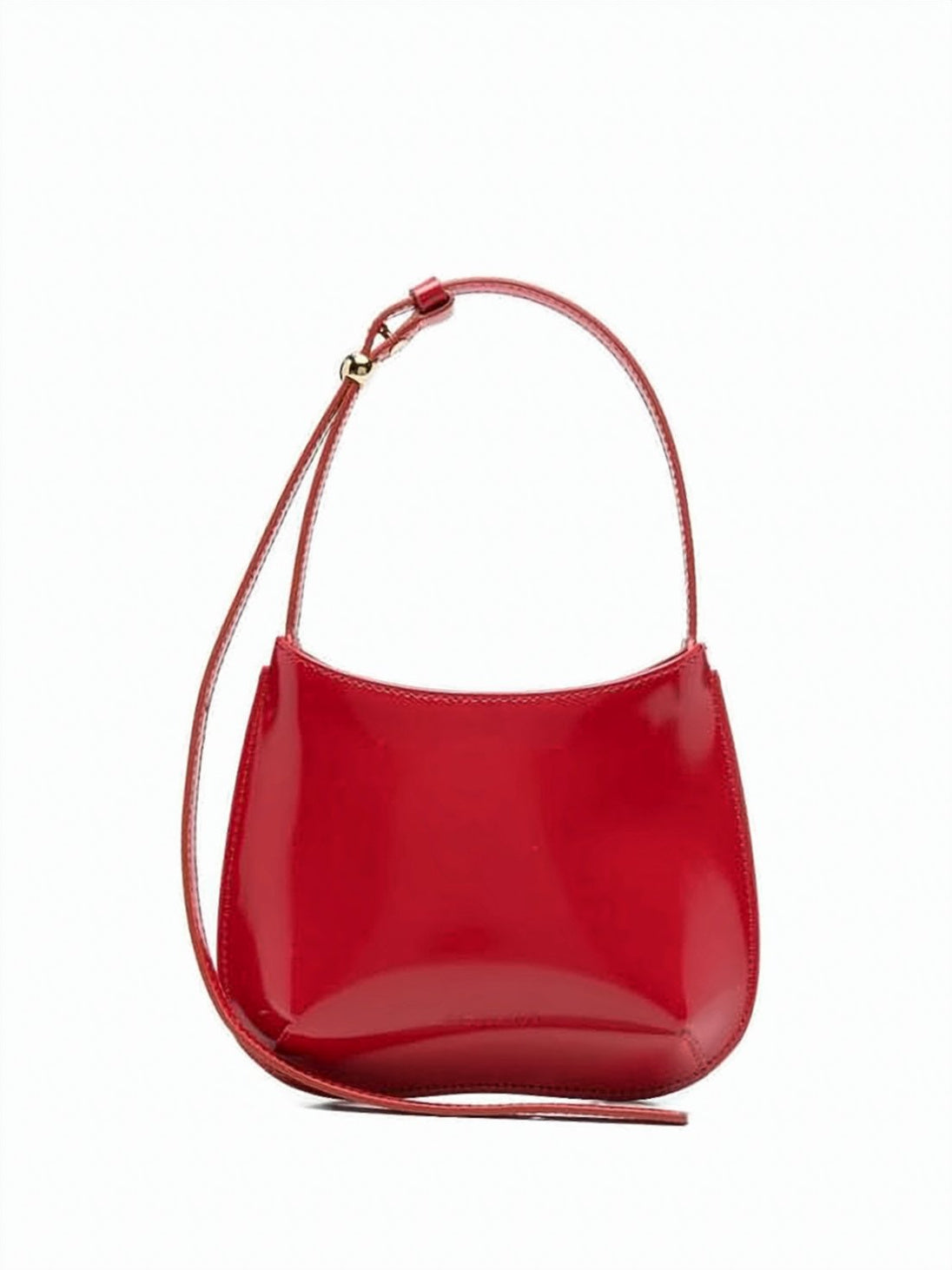 Glossy Red Leather Bag