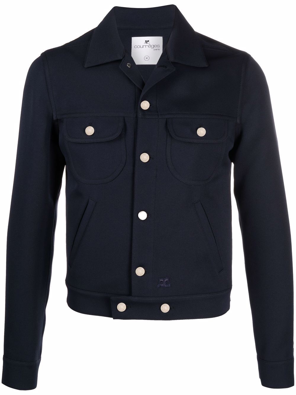 Navy Blue Cotton Jacket