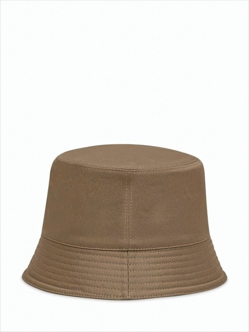 Structured Cotton Bucket Hat with Minimalist Branding