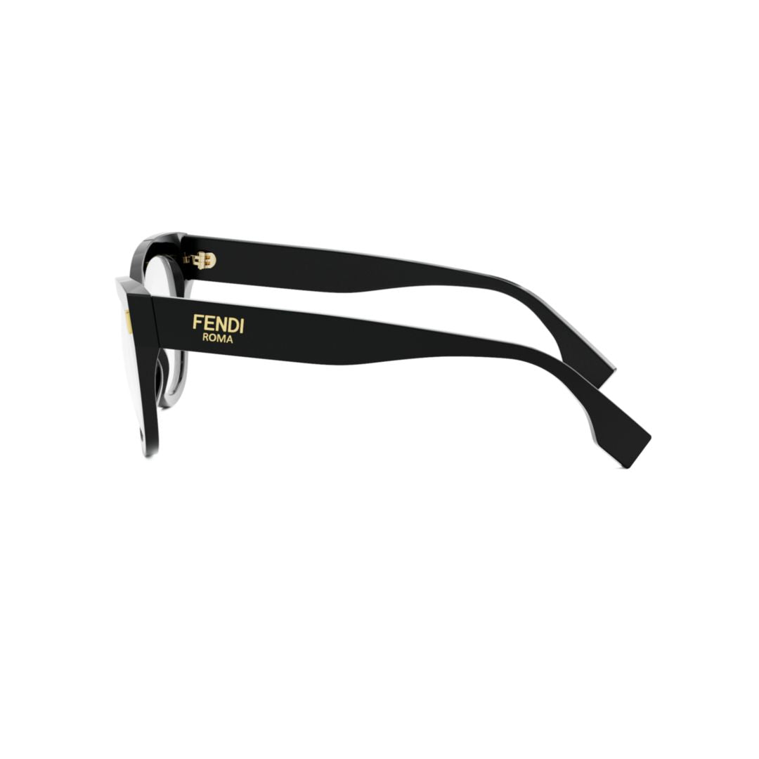 Fe50086i Bold Cat-Eye Eyeglasses