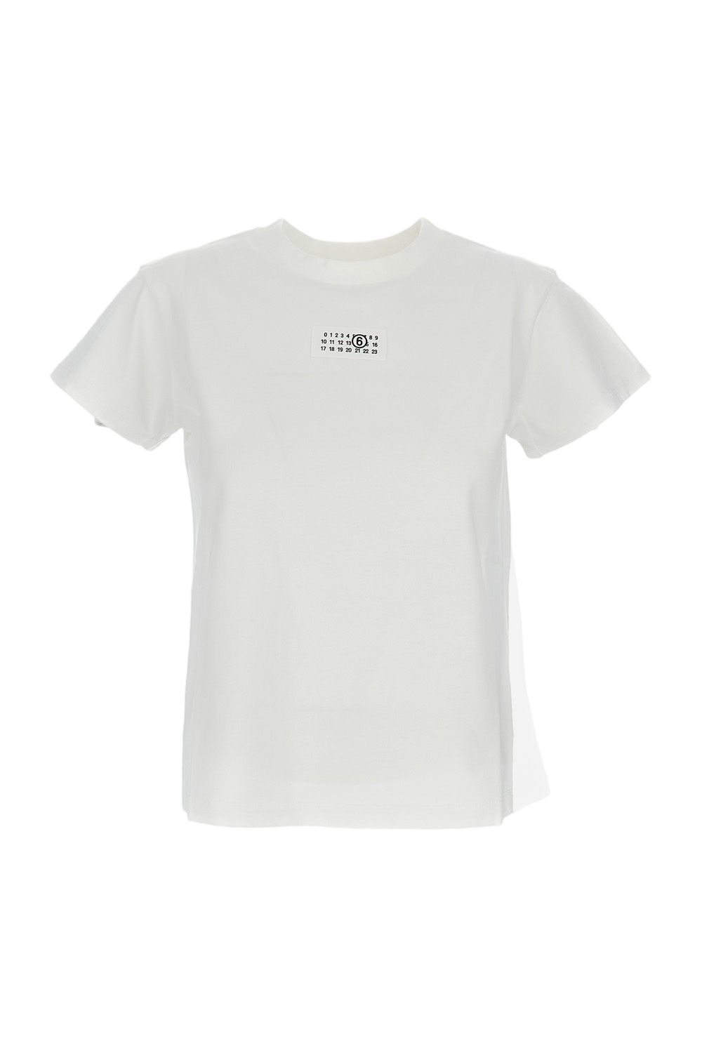 Crewneck T-Shirt With Ribbed Trim