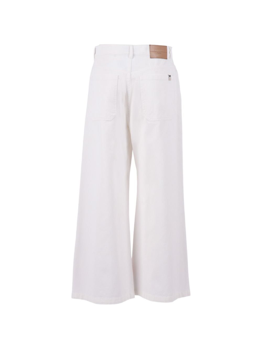 Wide-Leg Cropped Trousers