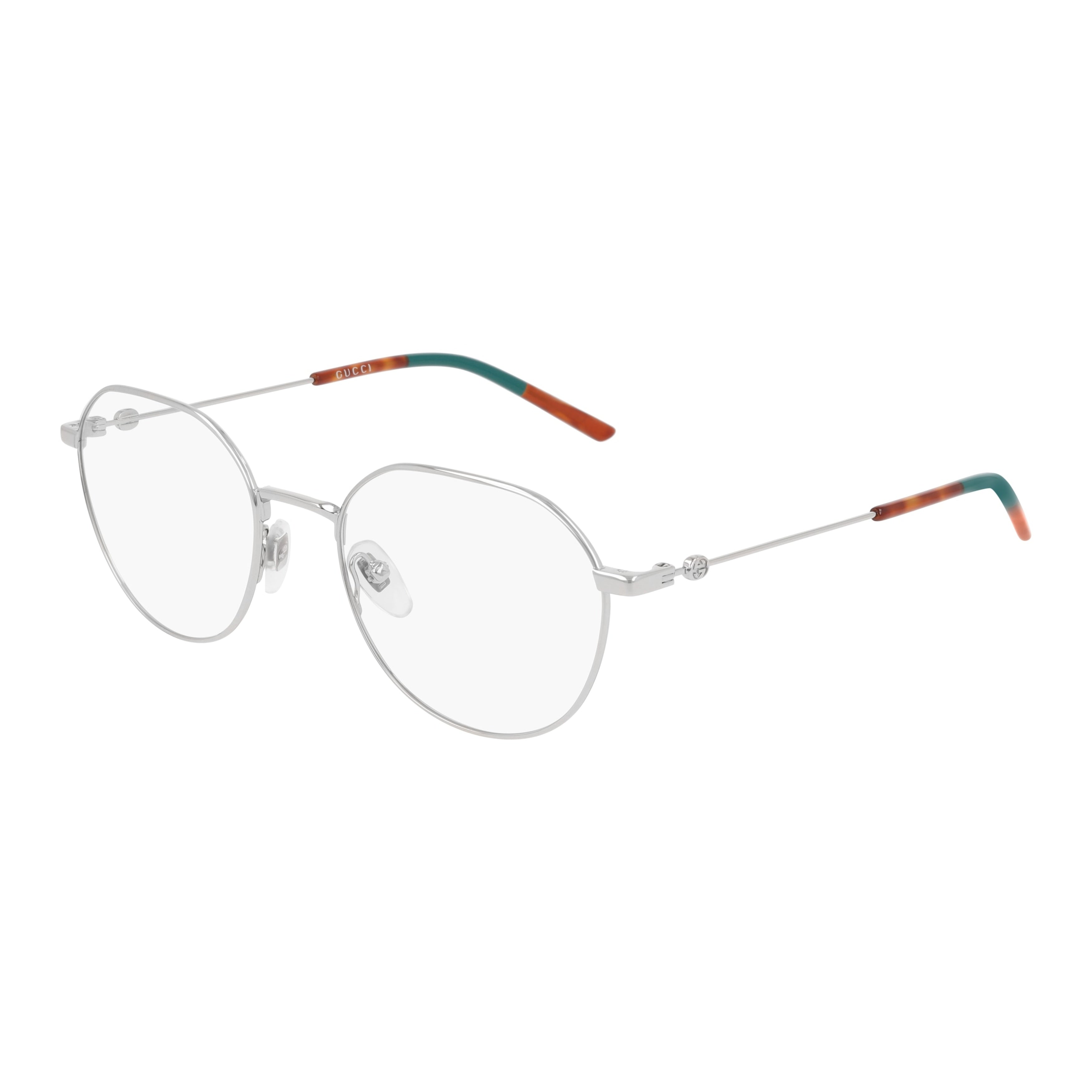 Gg0684o Thin Silver Metal Frame Sunglasses