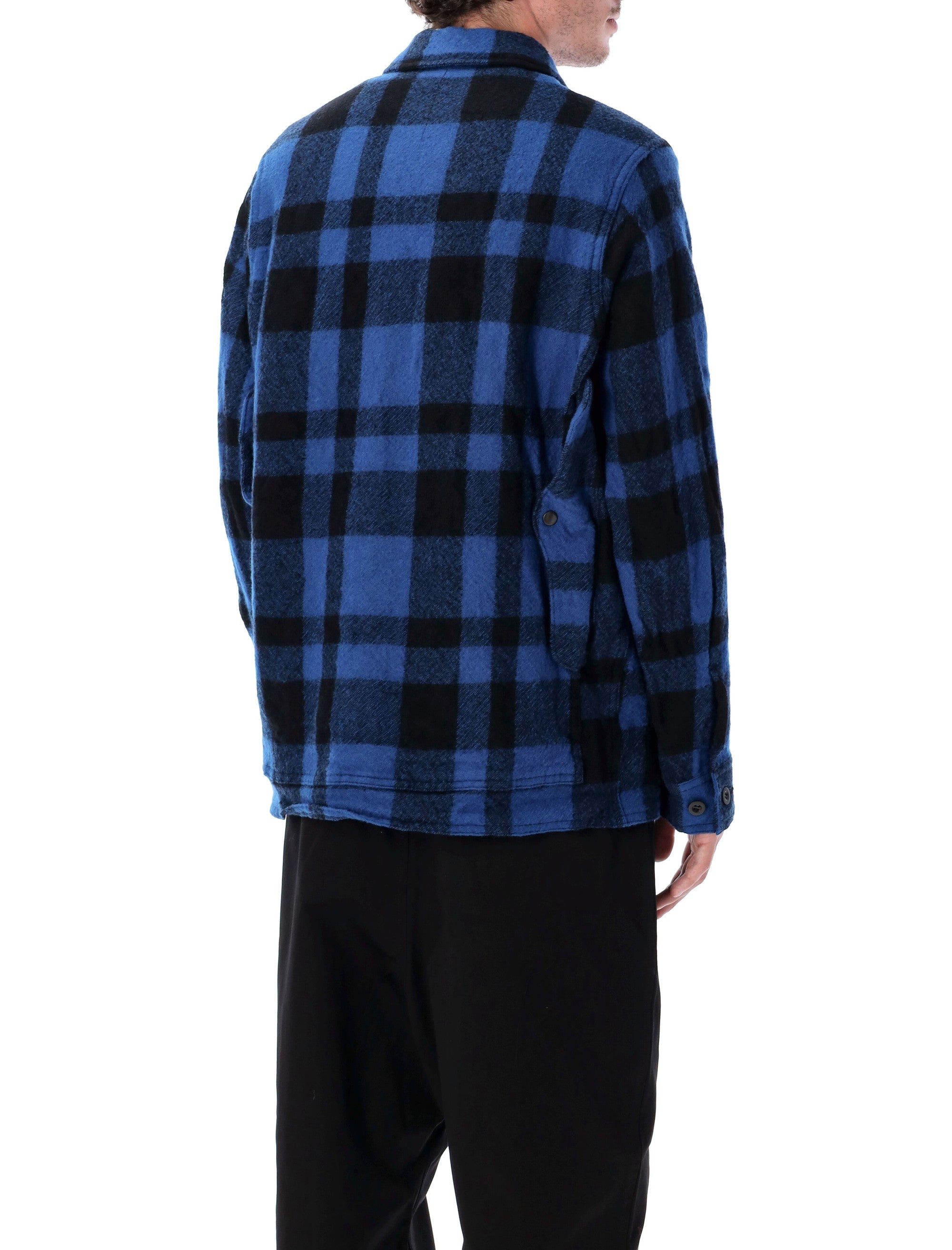 Wool Checked Work Jacket