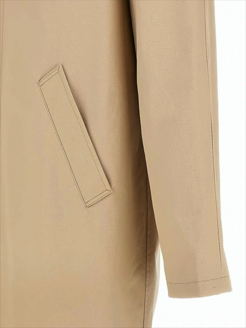 Cotton Coat with Minimalist Design