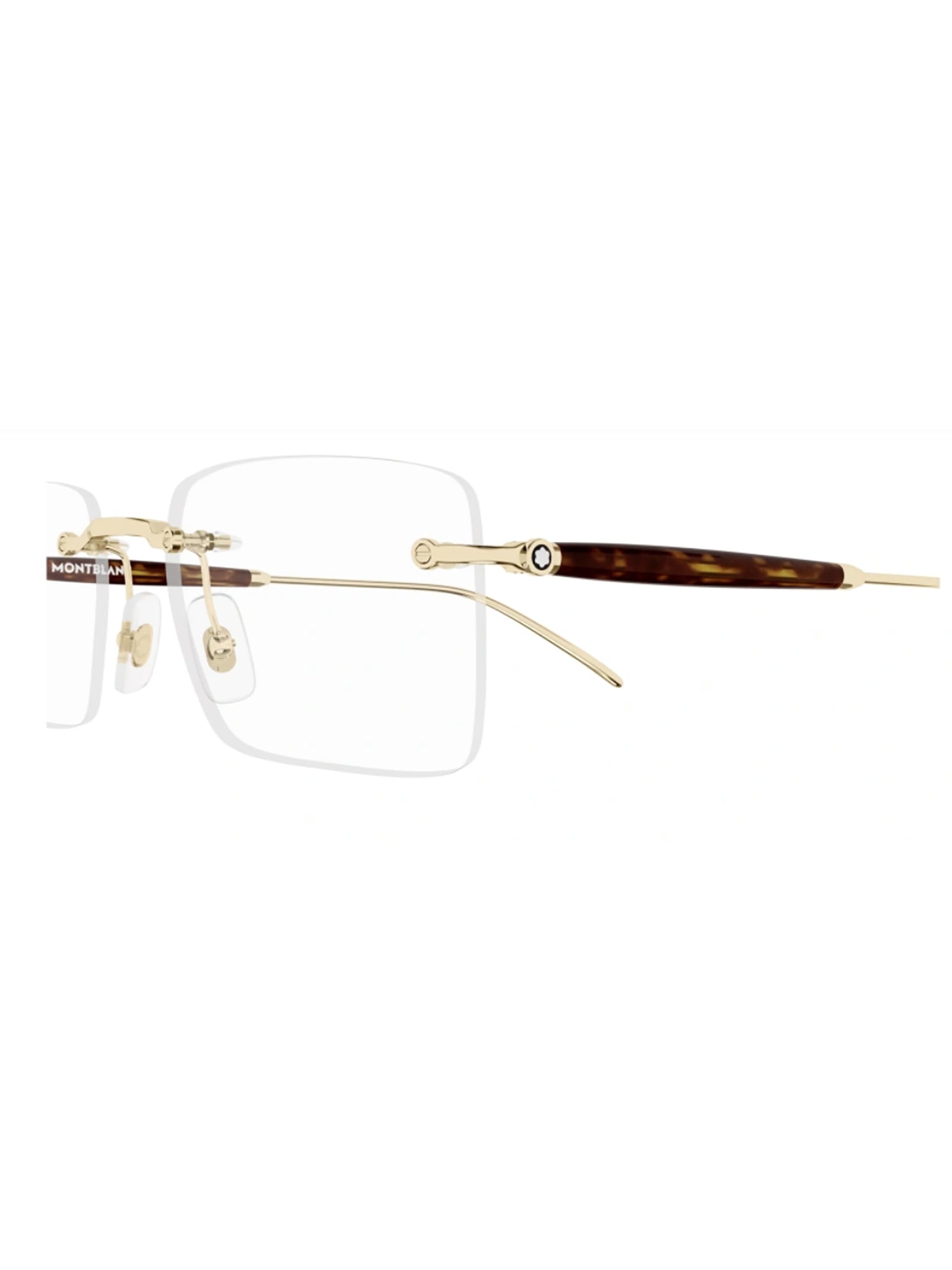Metallic Optical Frames with Tortoiseshell Temples