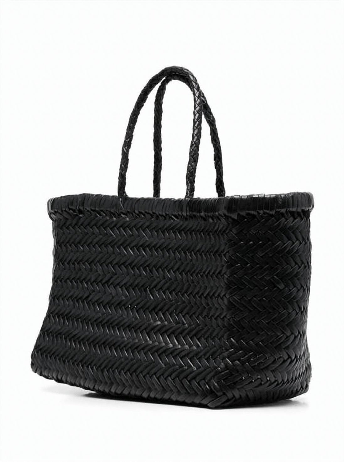 Woven Calf Leather Tote Bag