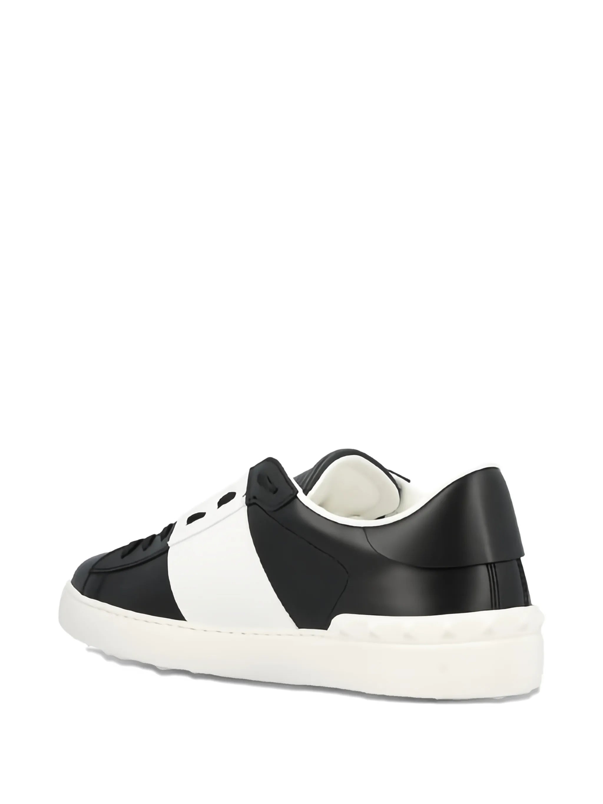 Black Sneaker Low-Top Smooth Leather Sneakers