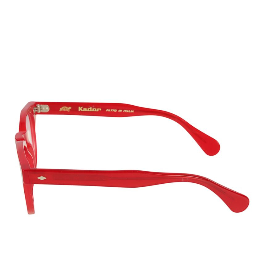 Woody Cal 44 Red Rounded Frame Eyeglasses