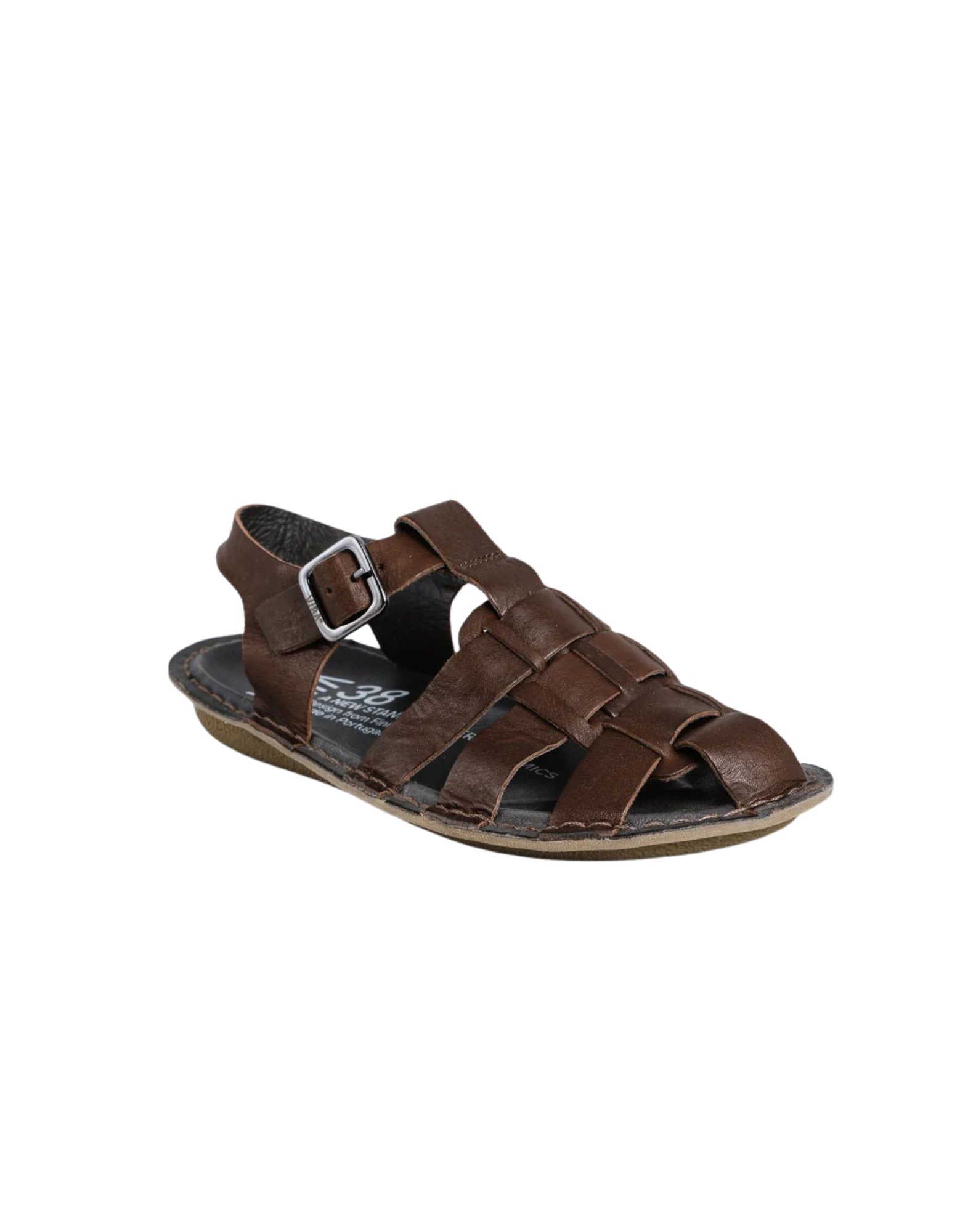 Capri Leather Cocoa Brown Unisex Sandals