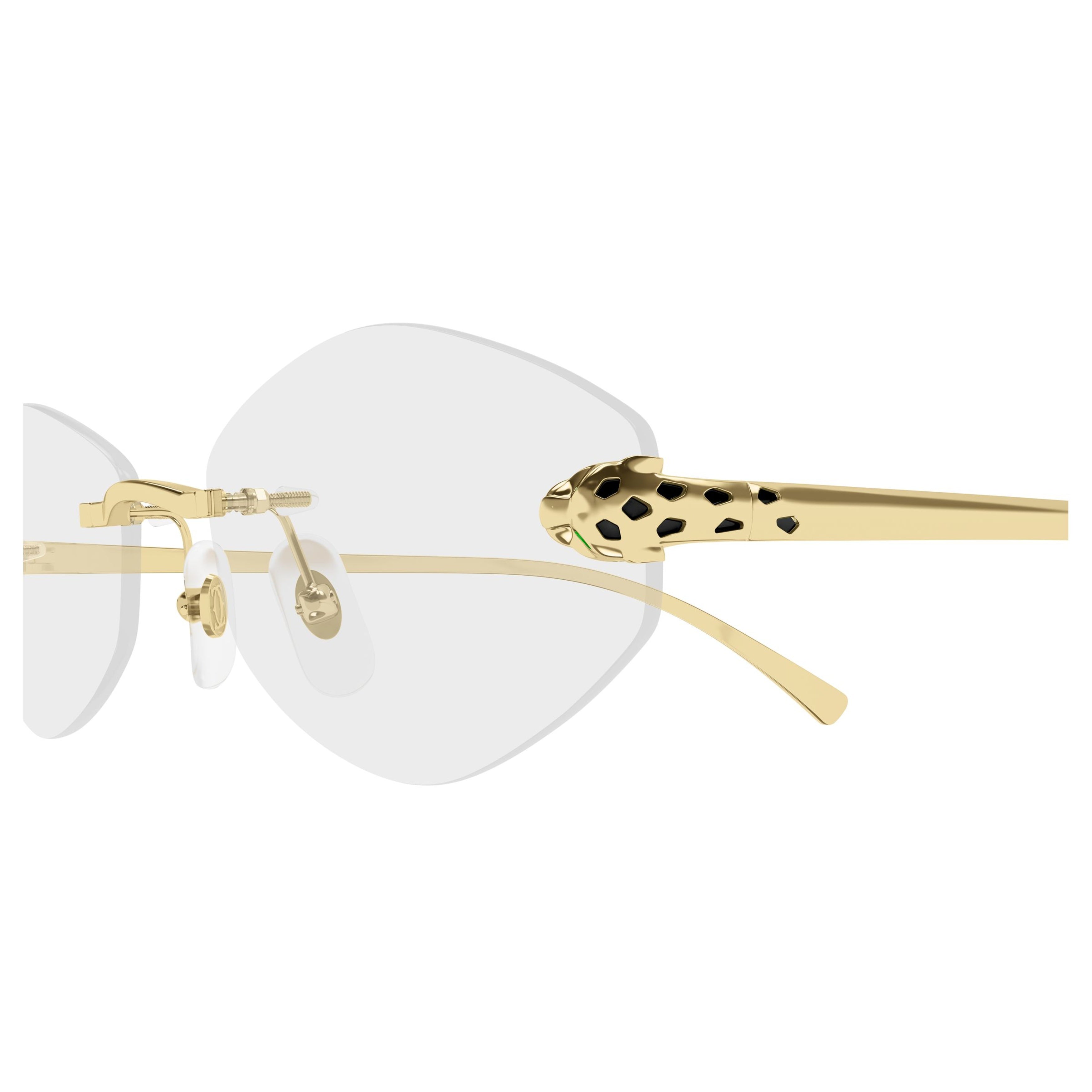 Ct0637o Gold Metal Rimless Eyeglasses