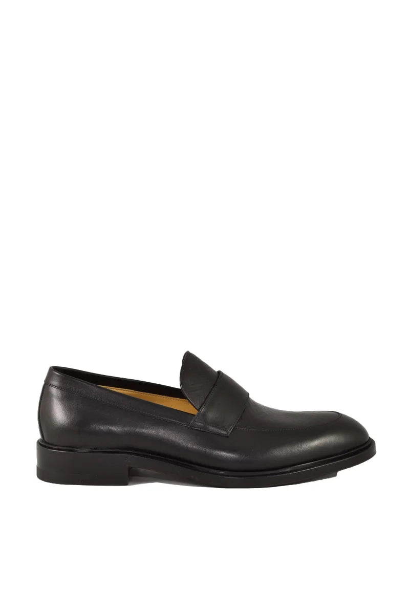 Bologna 1929 Black Leather Loafers