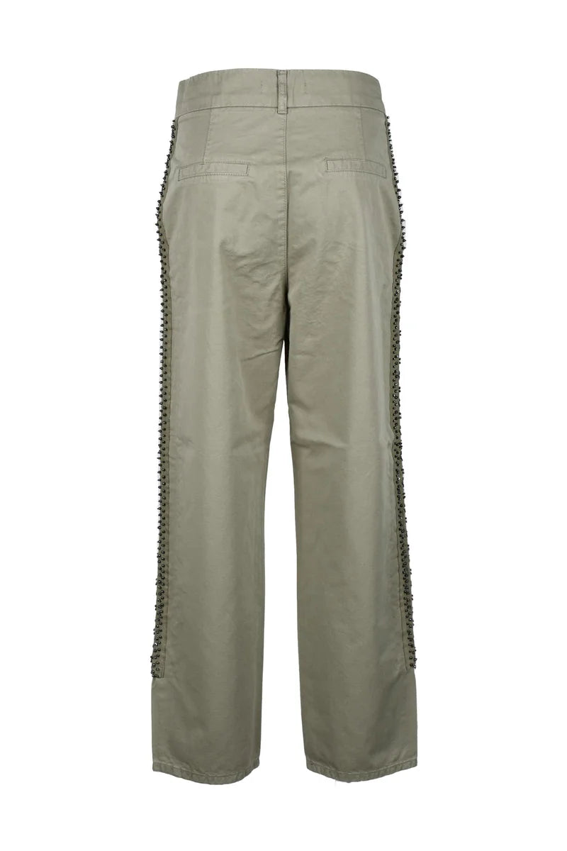 Cotton Trousers - Green