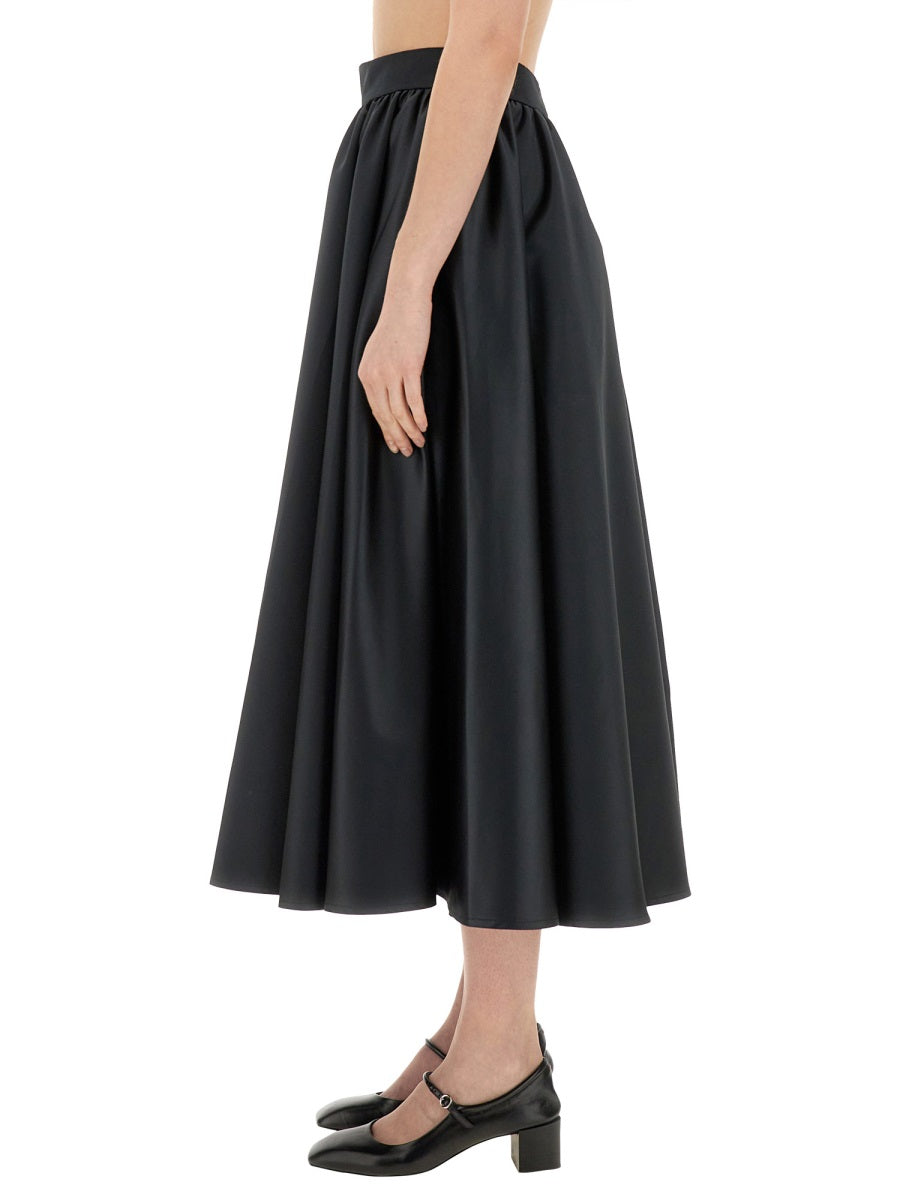 Midi Polyester Skirt