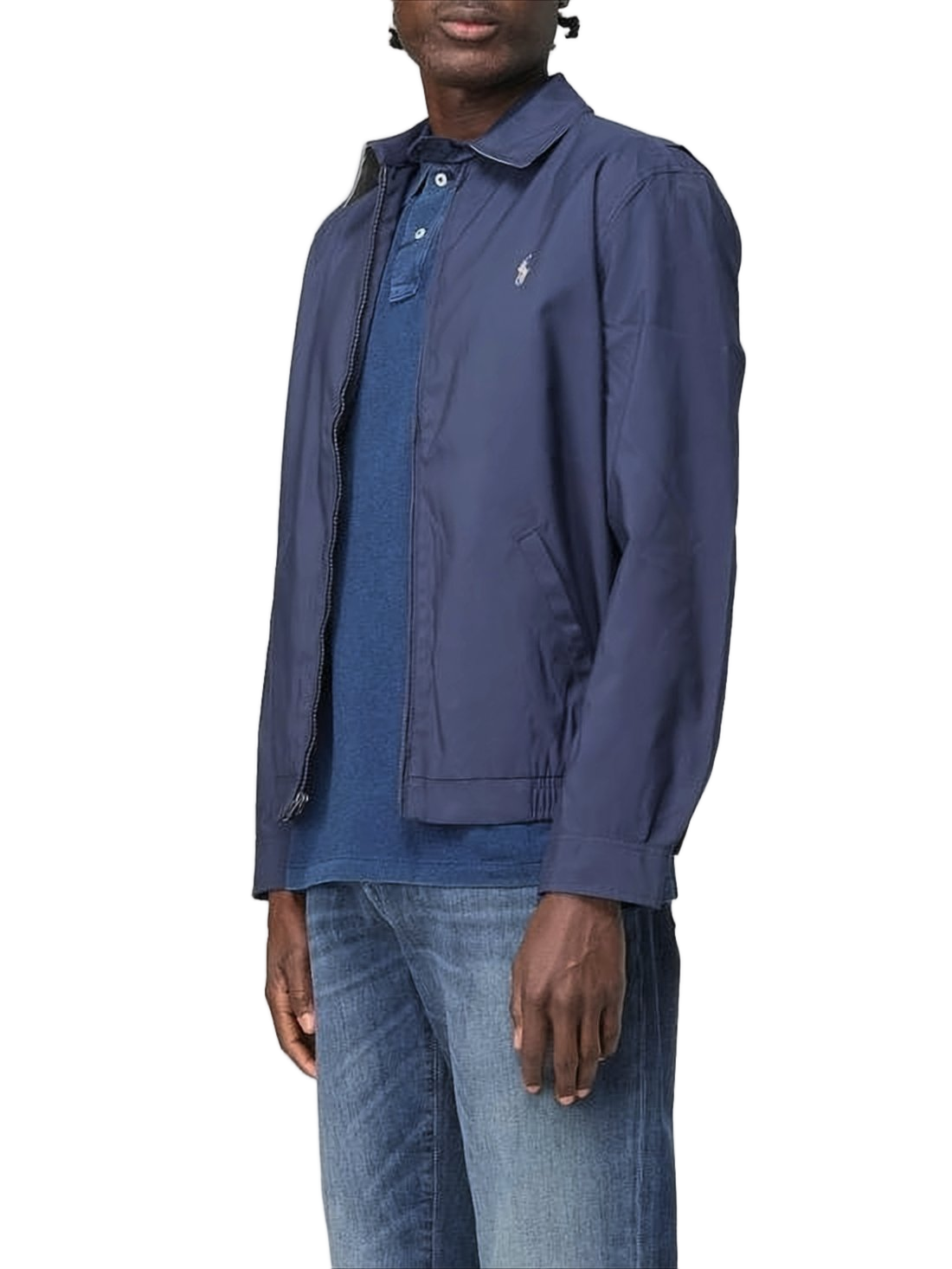 Relaxed Fit Zip Front Jacket