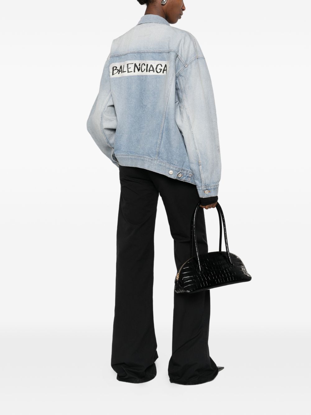 Light Washed Oversized Denim Jacket