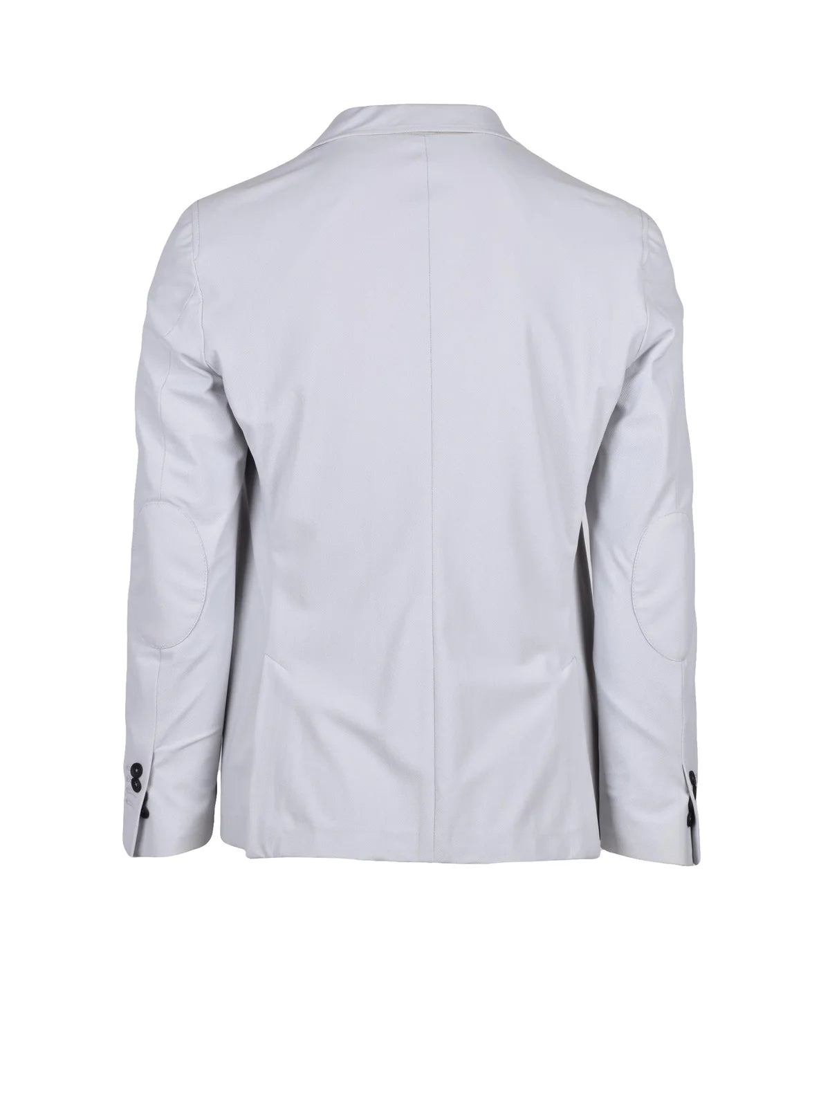 White Men Polyamide Elastane Stretch Jacket