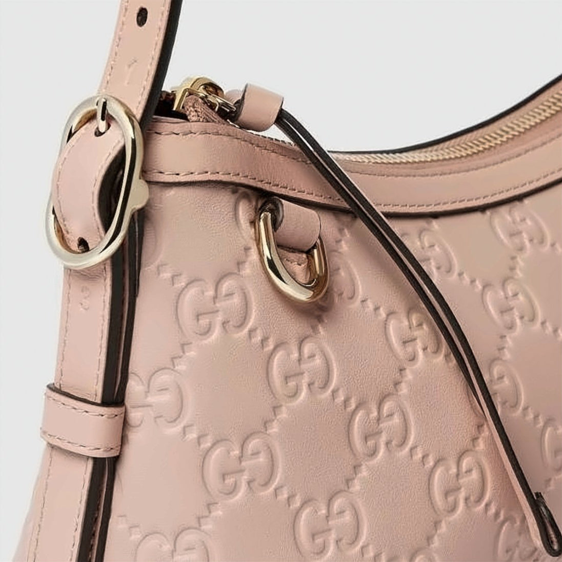 Embroidered Leather Small Shoulder Bag