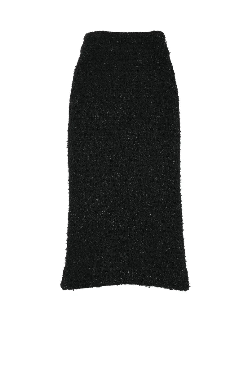 Bouclé Skirt - Black