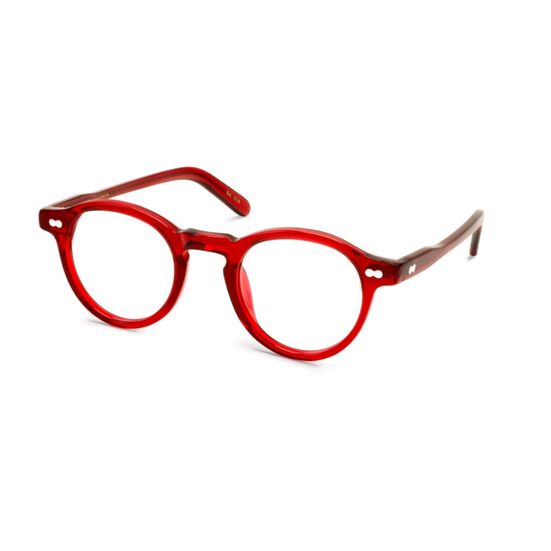 Or-Mil-O Miltzen Bold Round Frame Acetate Eyeglasses