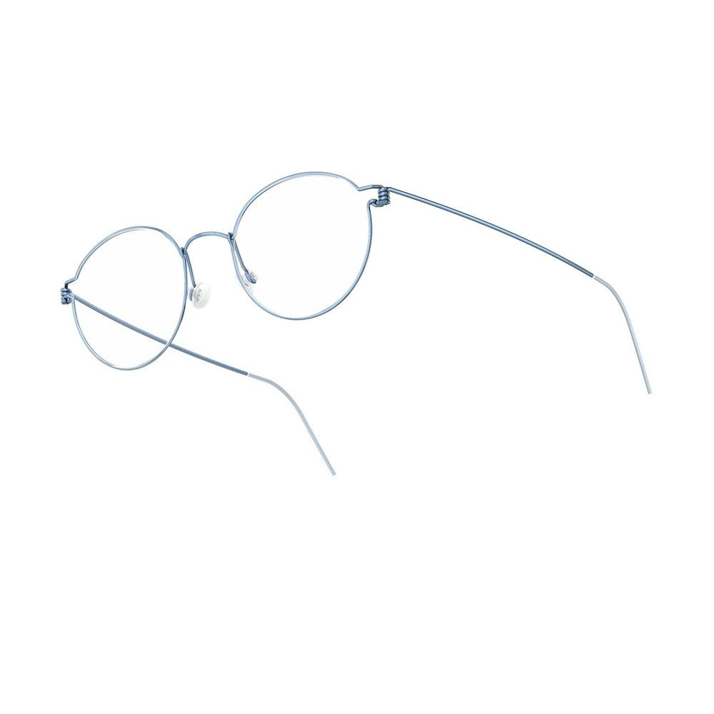Lindberg Teen Air Rim Lucas P20/P20 Light Blue Light Blue Titanium Screwless Rimless Eyewear