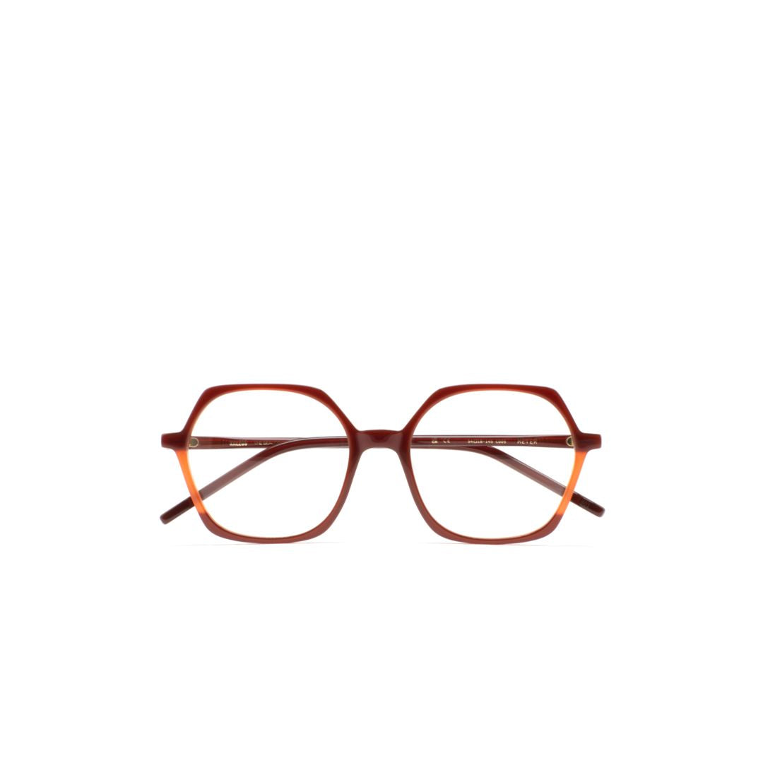 Meyer Geometric Gradient Sunglasses with Slim Temples