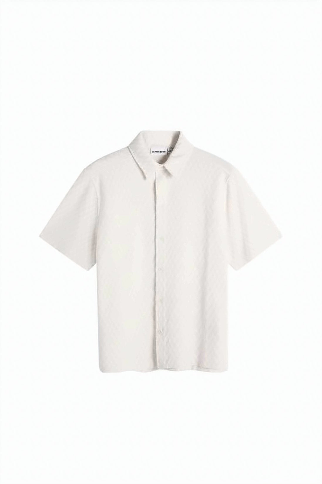 Textured Short-Sleeved Polo Shirt with Classic Collar