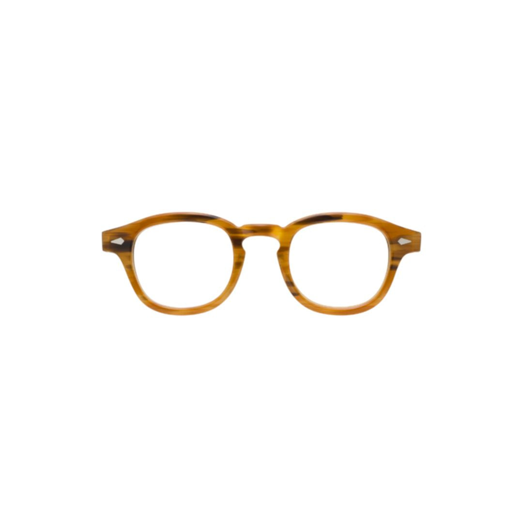 Or-Lem-O Lemtosh Round Acetate Eyeglasses with Keyhole Bridge