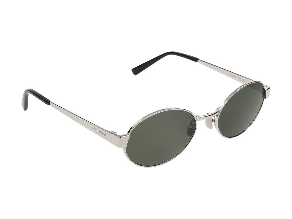 Okulary przeciwsłoneczne Saint Laurent SL 692 002 srebrne srebrno-szare 55/19/145