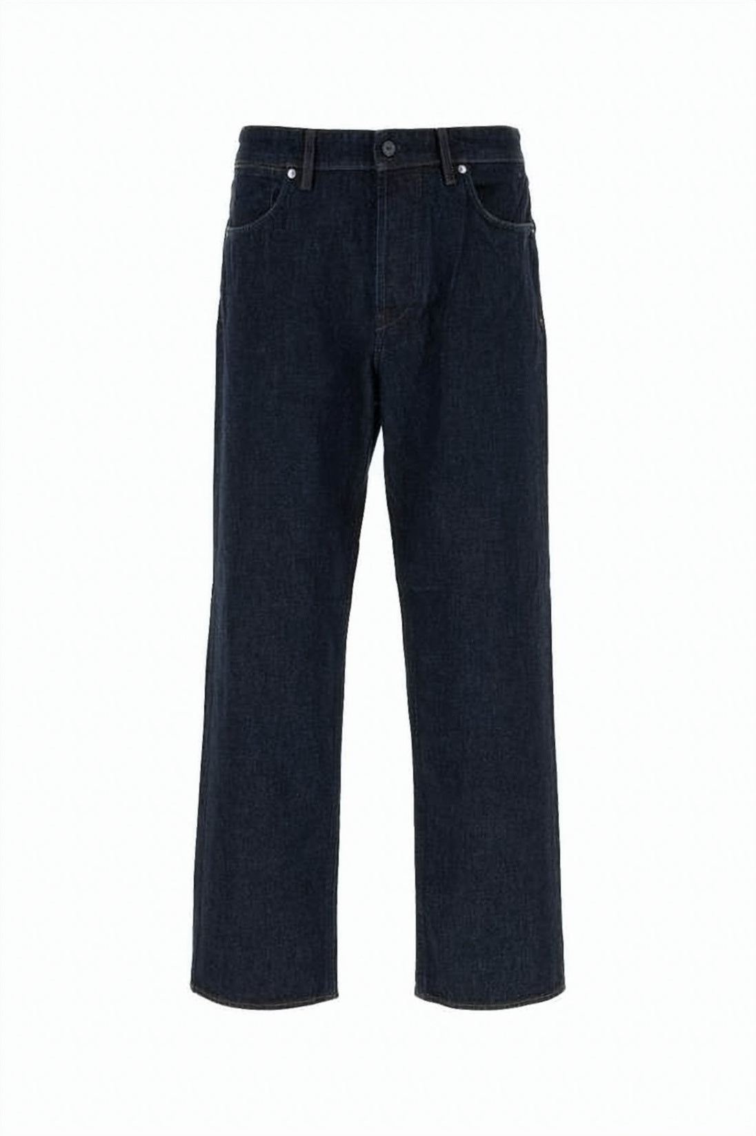 Straight-Leg Indigo Denim Pants