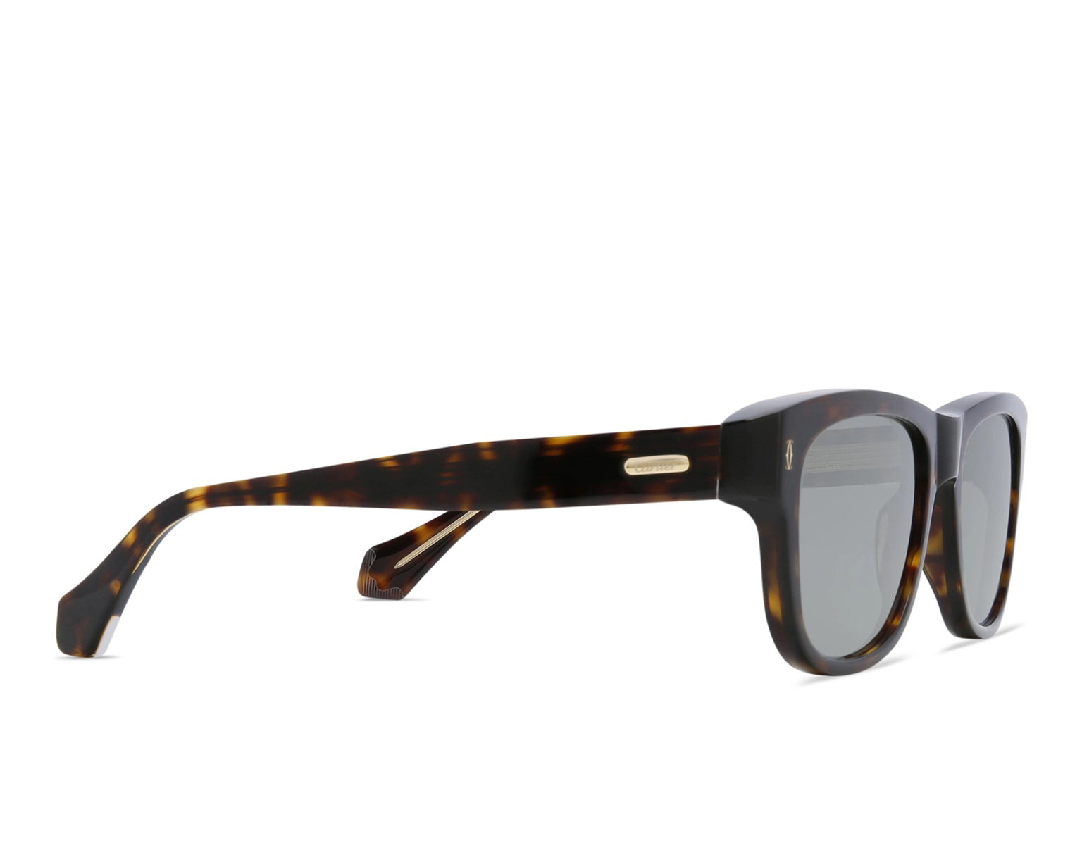 10Ya48C0A - Faceted Acetate Rectangular Sunglasses
