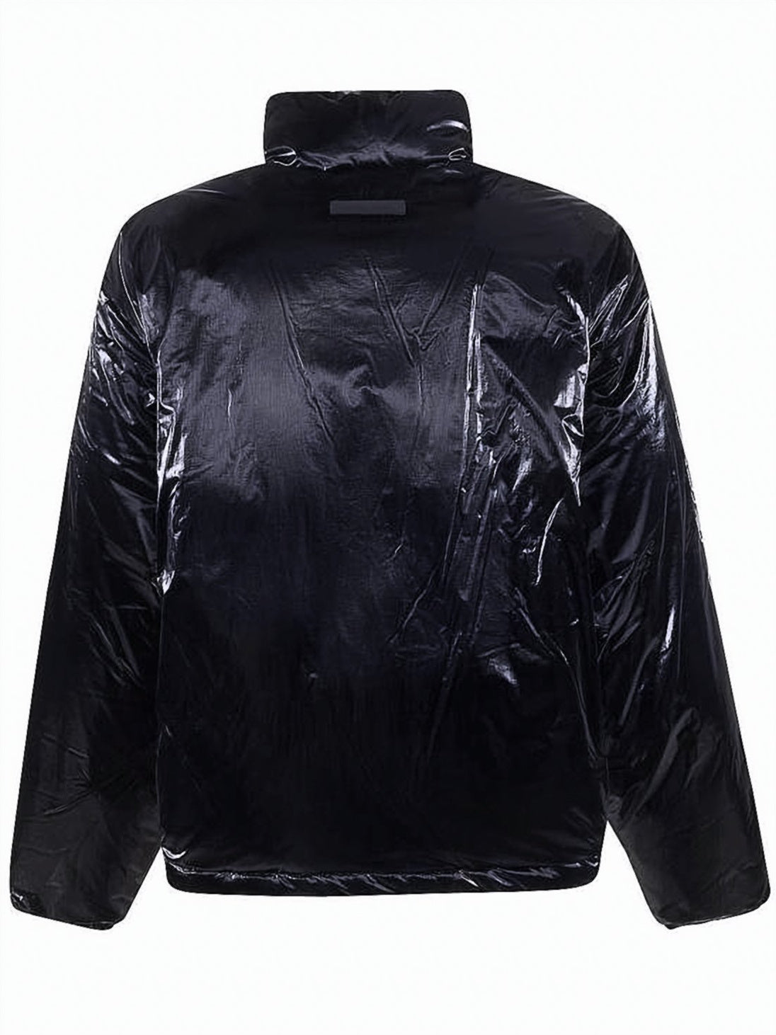 Glossy High-Collar Padded Jacket
