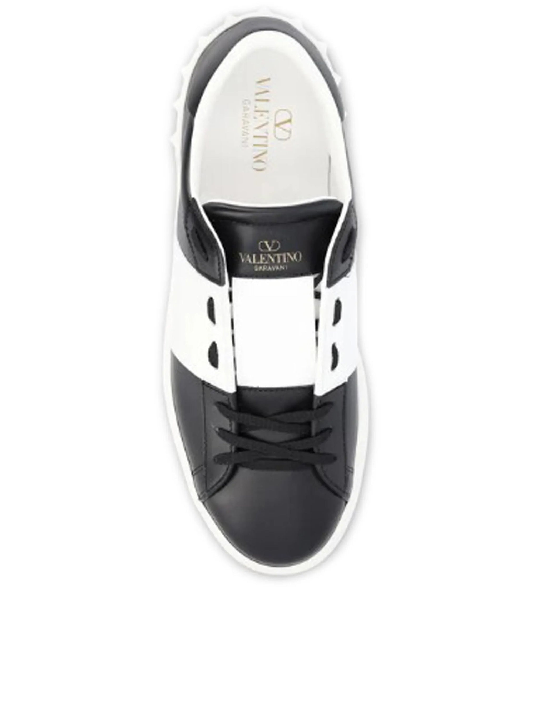 Black Sneaker Low-Top Smooth Leather Sneakers