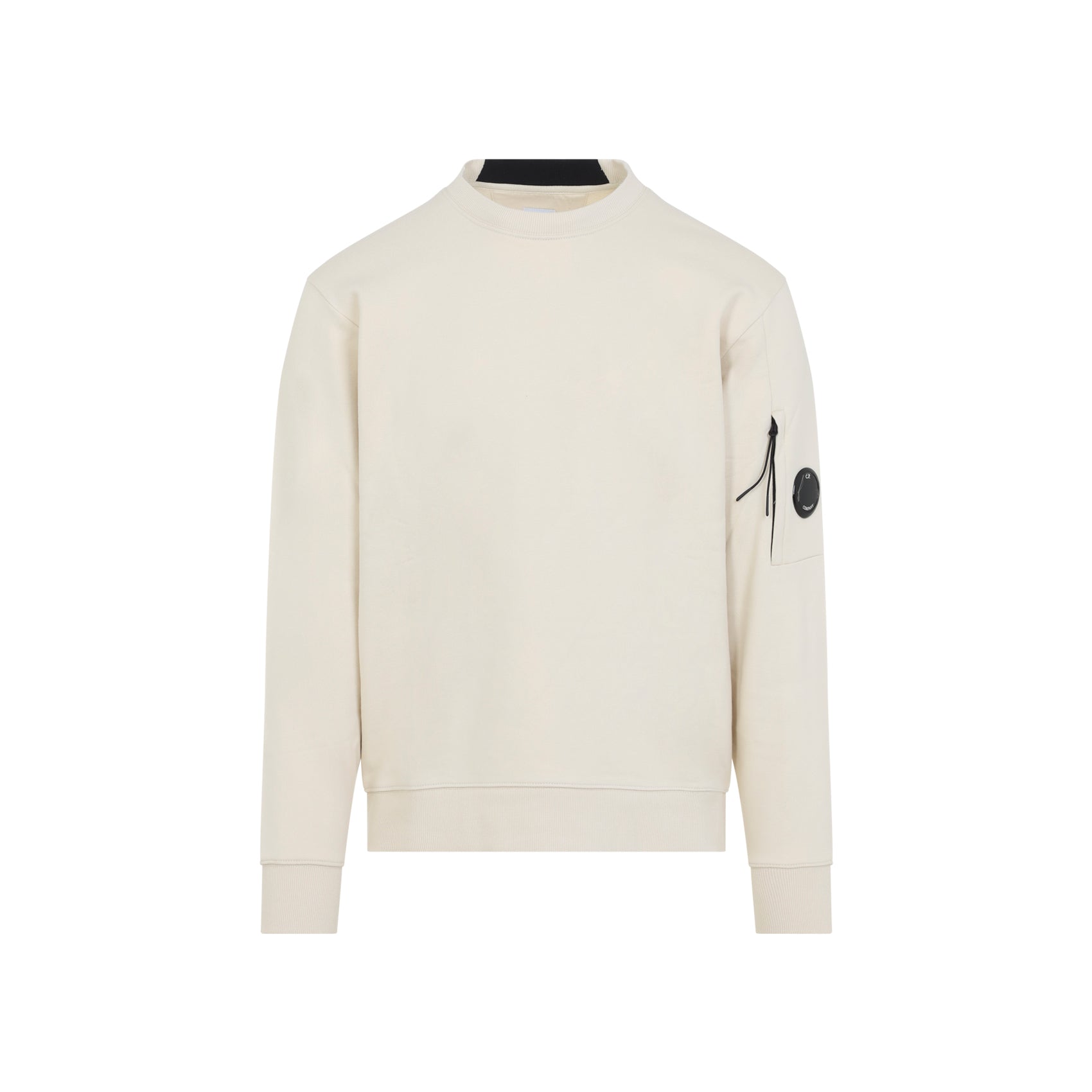 Soft Cream Brushed Cotton Sweatshirt