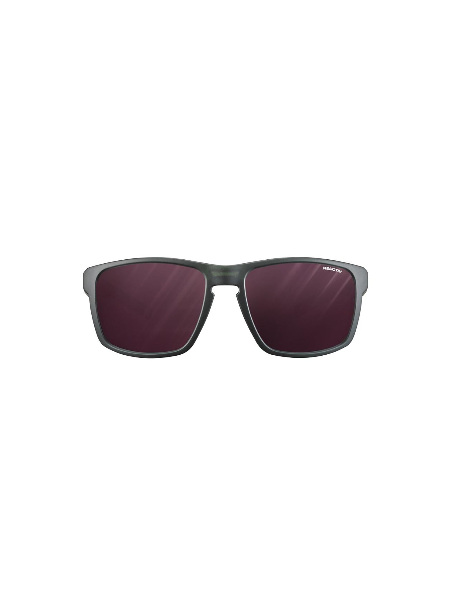 Matte Black Rectangular Sunglasses